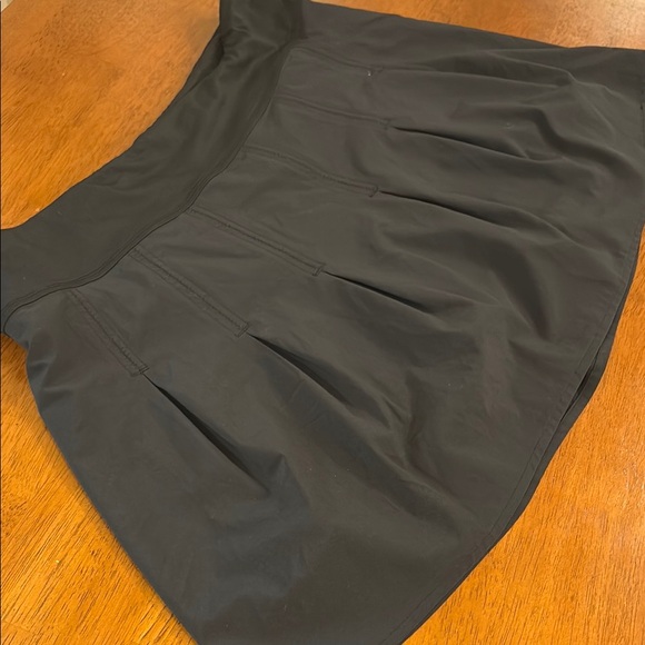 Athleta Black Pleated Skirt Size XL - Picture 4 of 9
